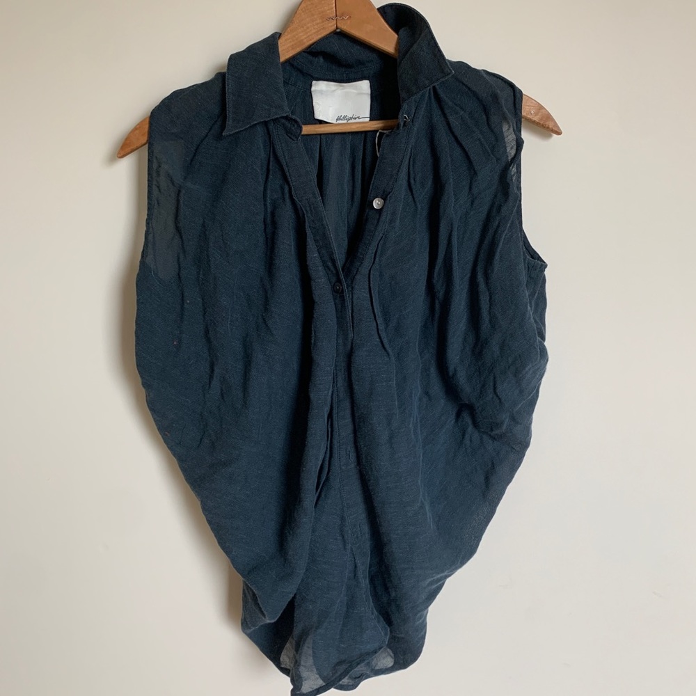 Phillip Lim Silk Linen Tank